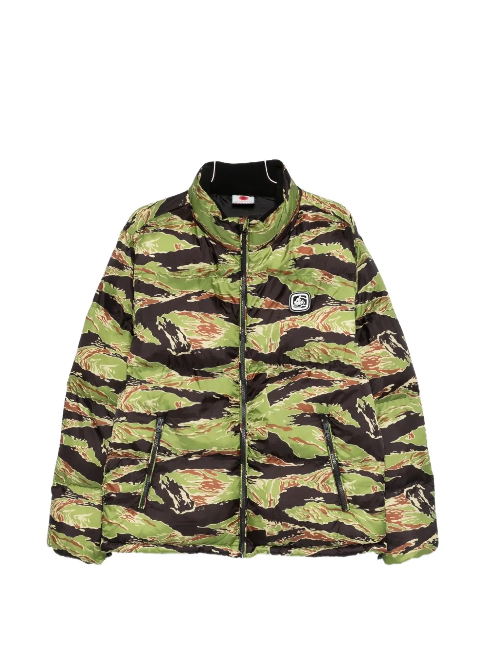 Billionaire Boys Club Tiger camouflage-print puffer jacket Groen