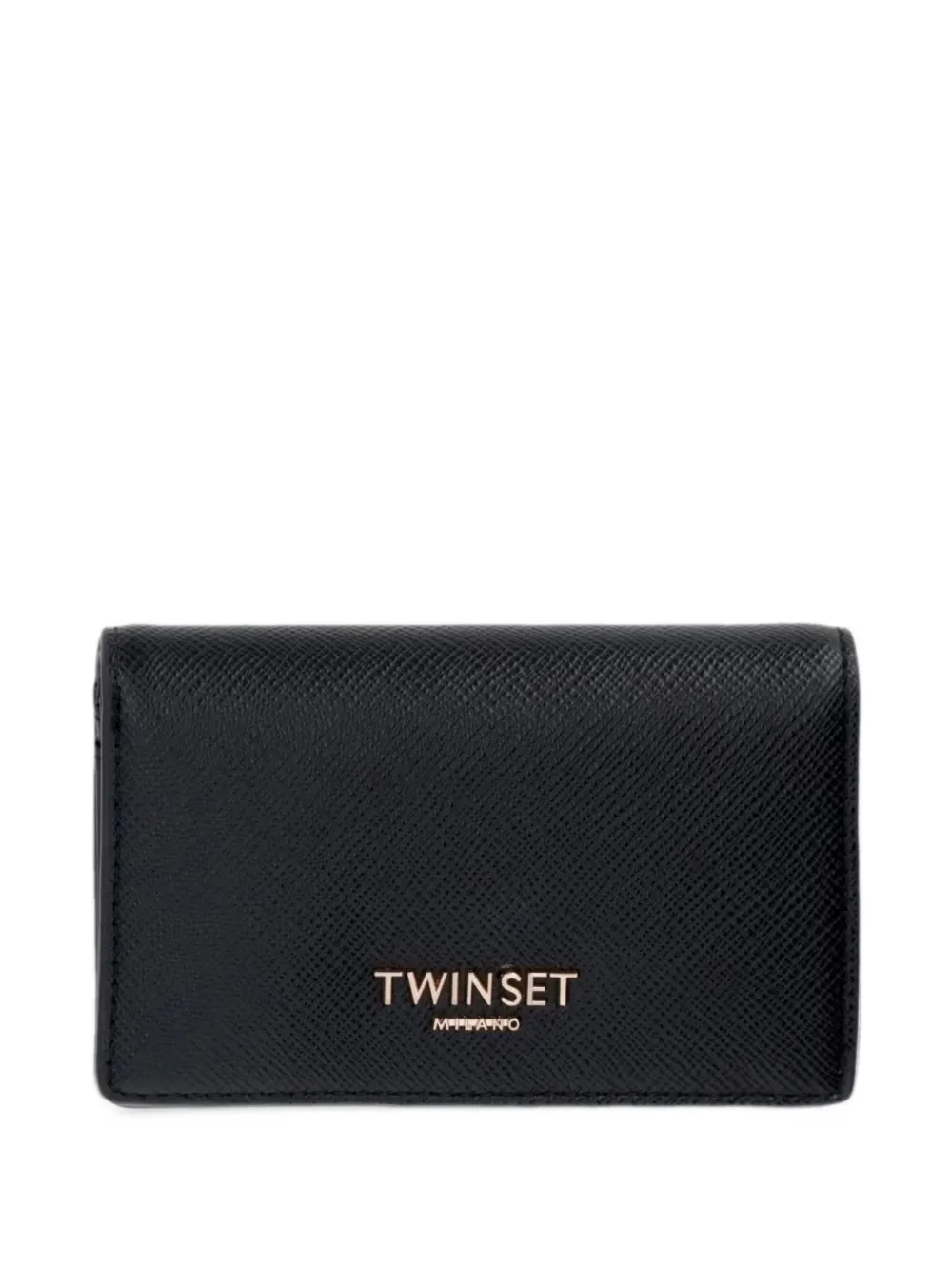 TWINSET small wallet with logo - Nero