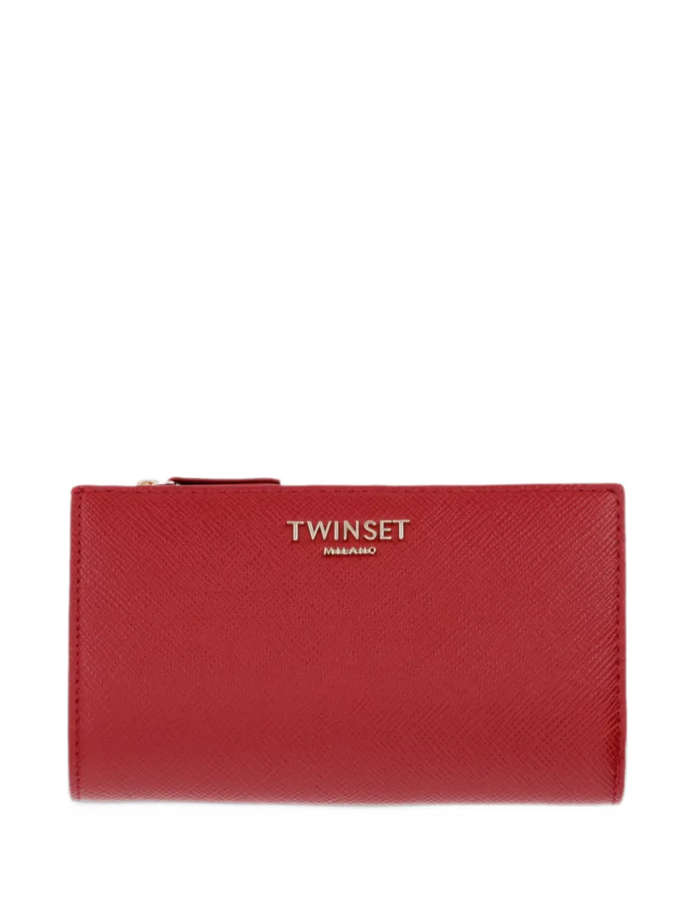 TWINSET large wallet with logo - Rosso