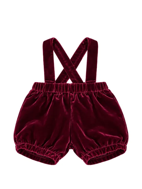 JESURUM BABY velvet suspender dungarees
