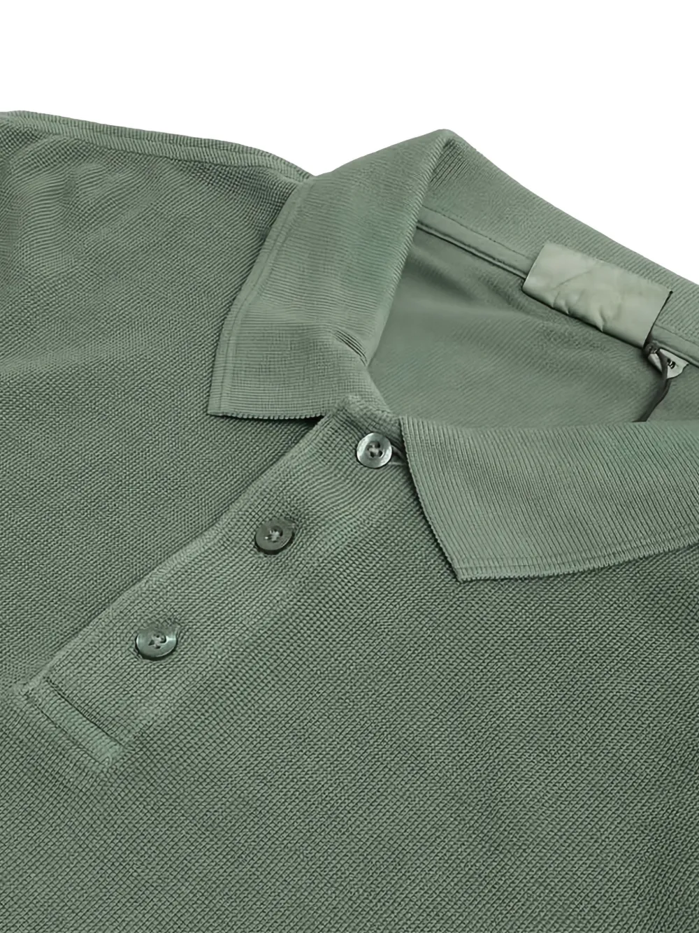 Carhartt WIP L S waffle rugby shirt Groen