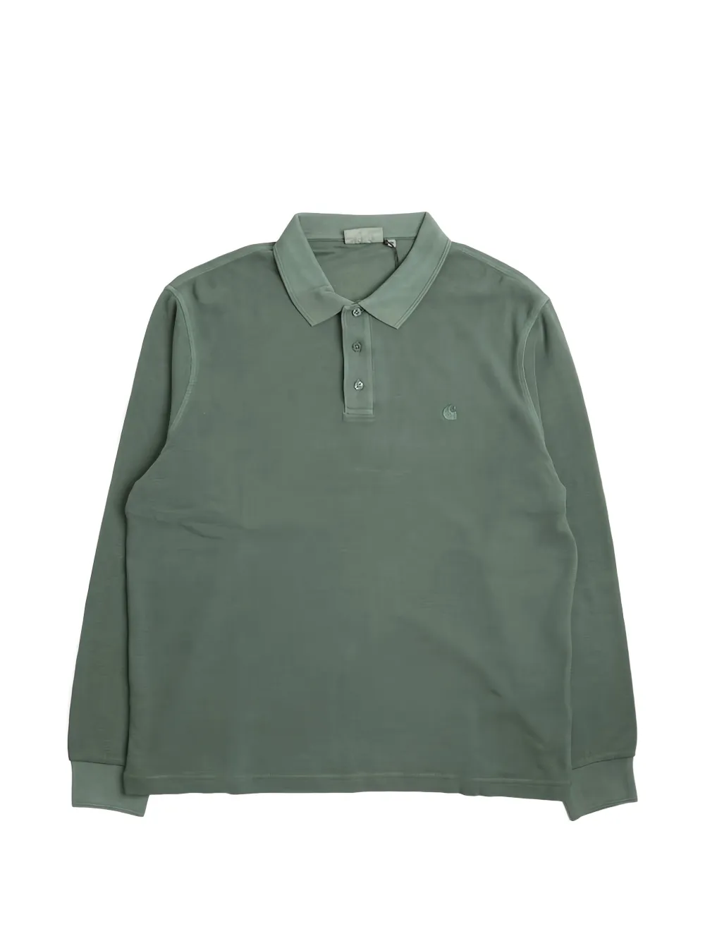 Carhartt WIP L S waffle rugby shirt Groen