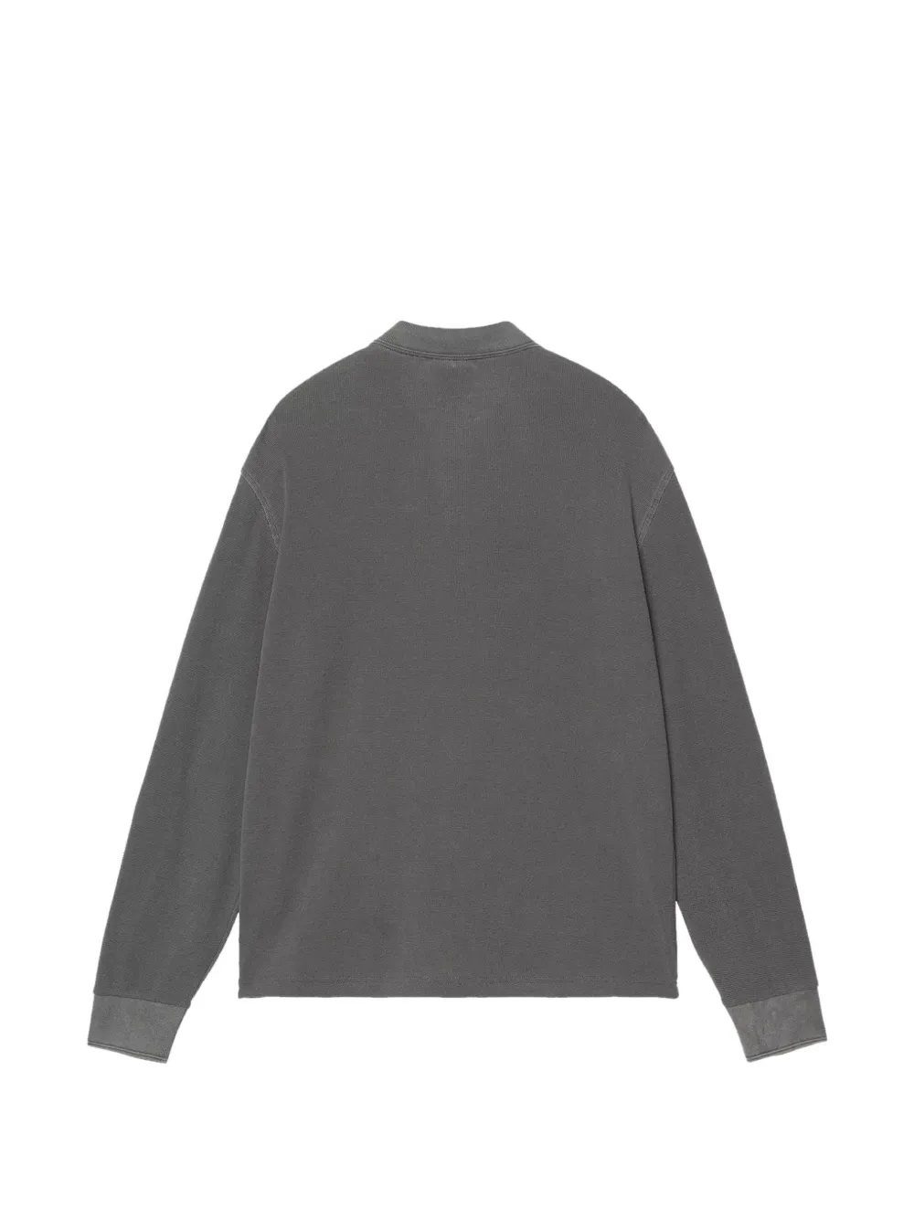 Carhartt WIP L S Waffle rugby shirt Grijs