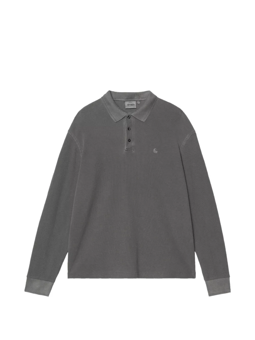 Carhartt WIP L/S Waffle rugby shirt - Grigio