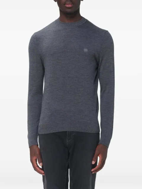 ETRO logo-embroidered sweater