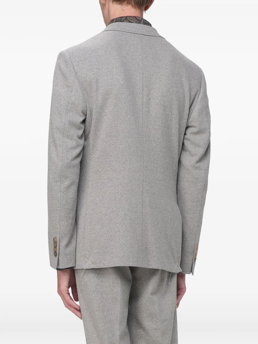 ETRO single-breasted blazer Grijs