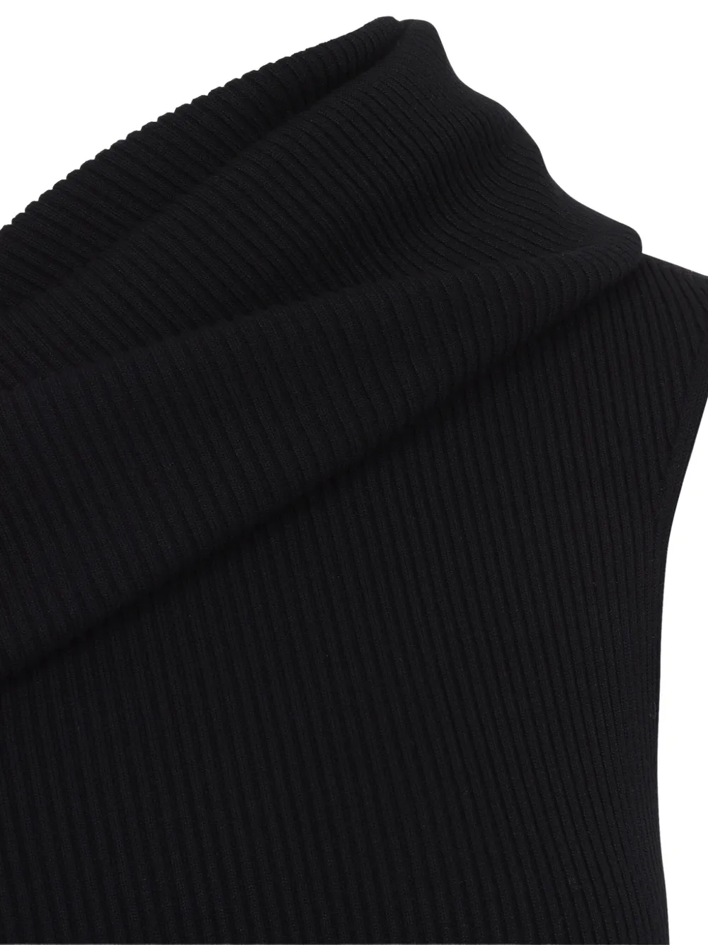 Rick Owens Athena one-shoulder dress Zwart