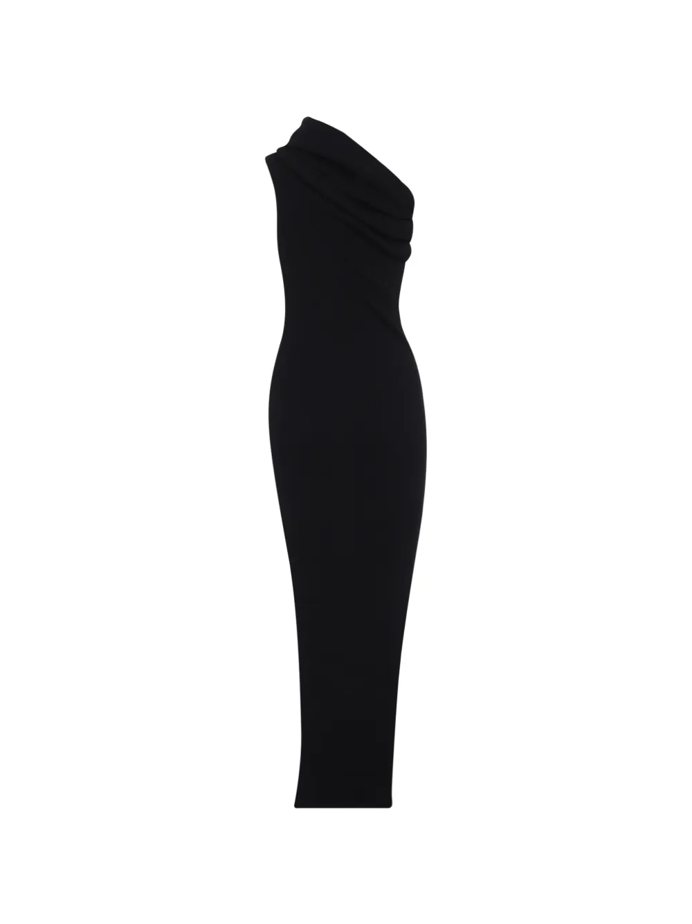Rick Owens Athena one-shoulder dress Zwart