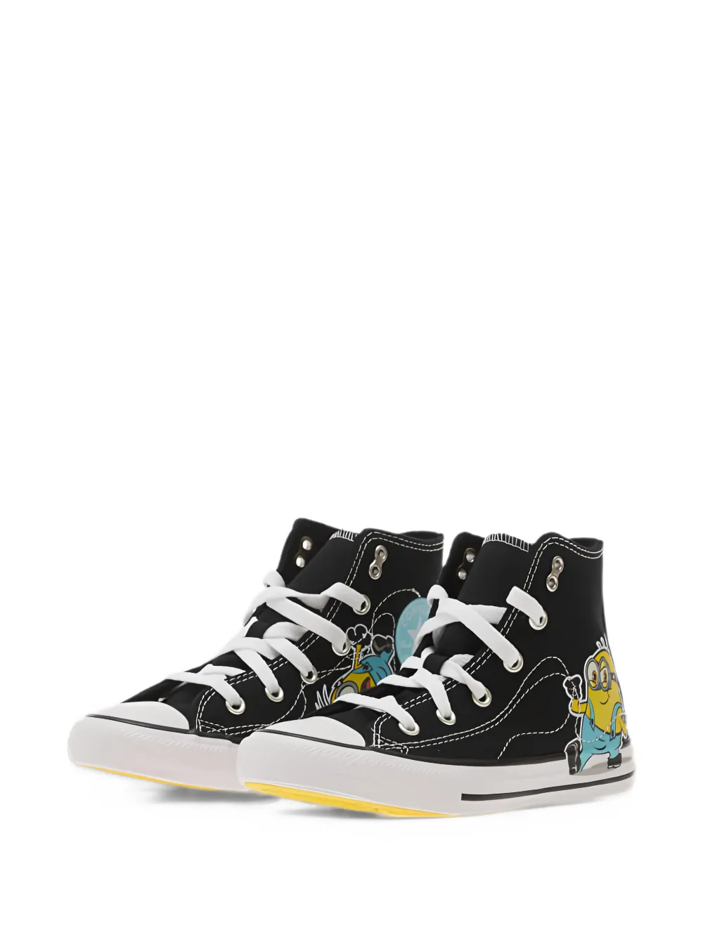 Converse Kids x Minions Chuck Taylor All Star Hi sneakers - Nero