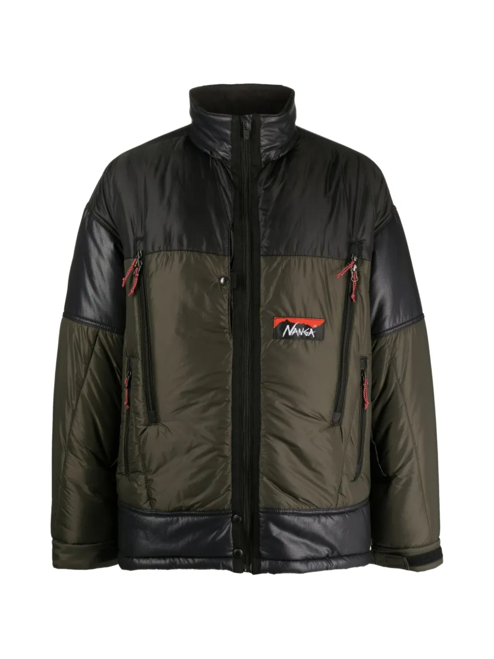 Junya Watanabe MAN x Nanga padded panelled jacket Zwart