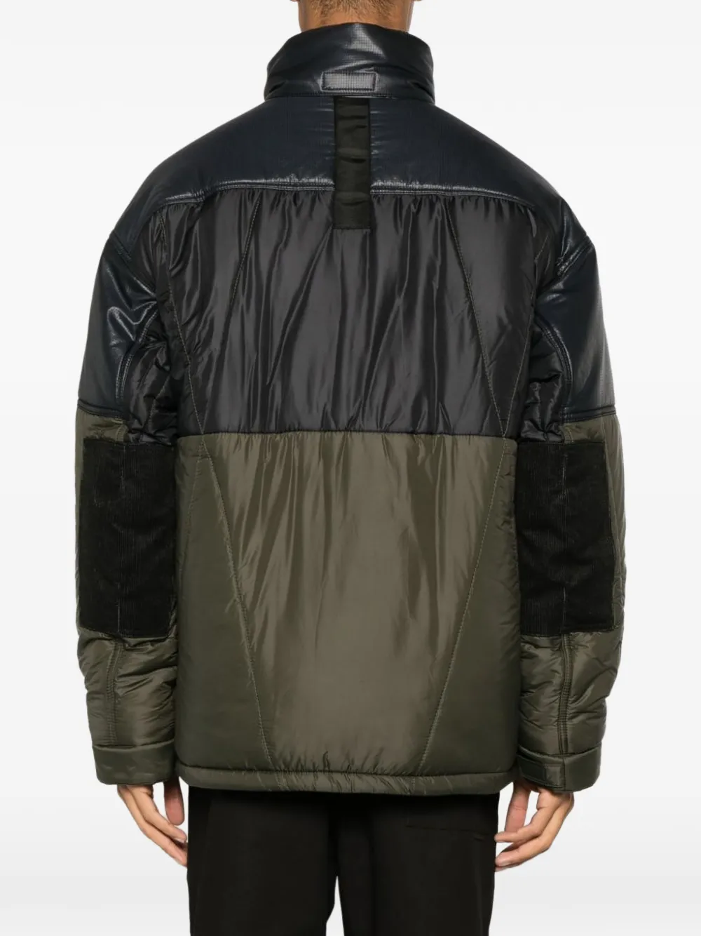 Junya Watanabe MAN x Nanga padded panelled jacket Zwart