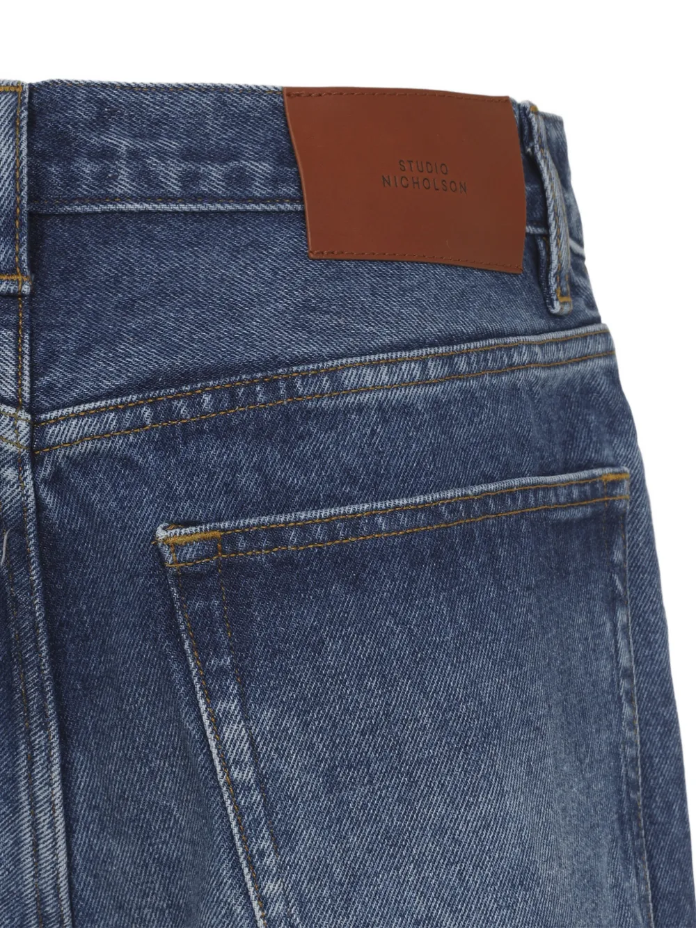 Studio Nicholson Denjo wide-leg jeans Blauw