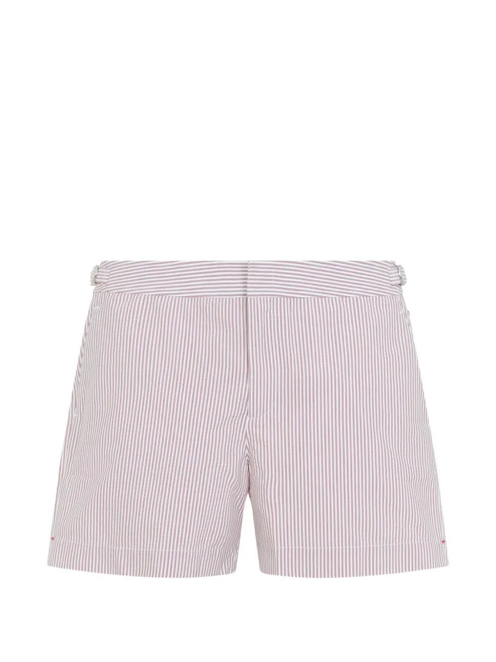 Orlebar Brown Bulldog Seersucker swim shorts - Rosso