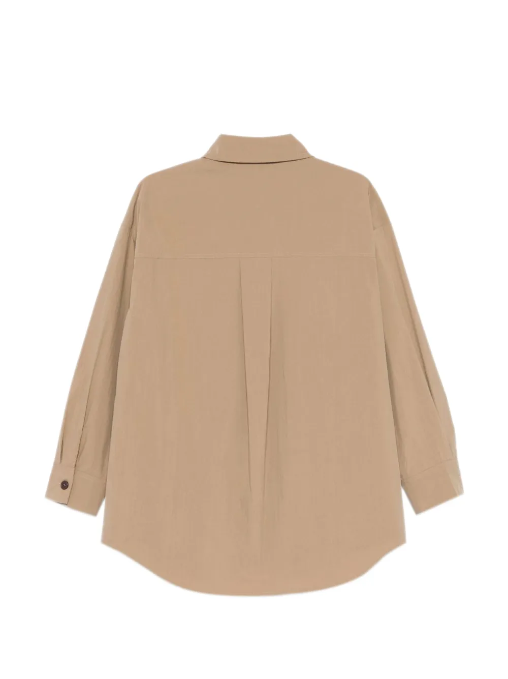 P.A.R.O.S.H. Ninja flap-pocket box-pleat shirt Bruin