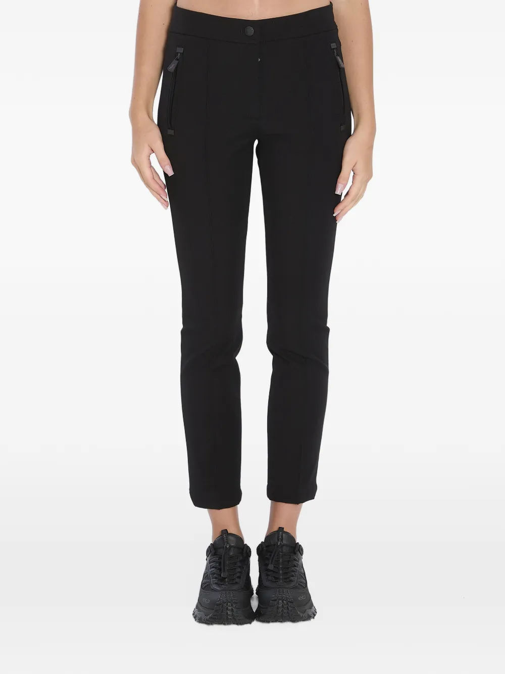 Moncler Grenoble slim-cut ski pants Zwart