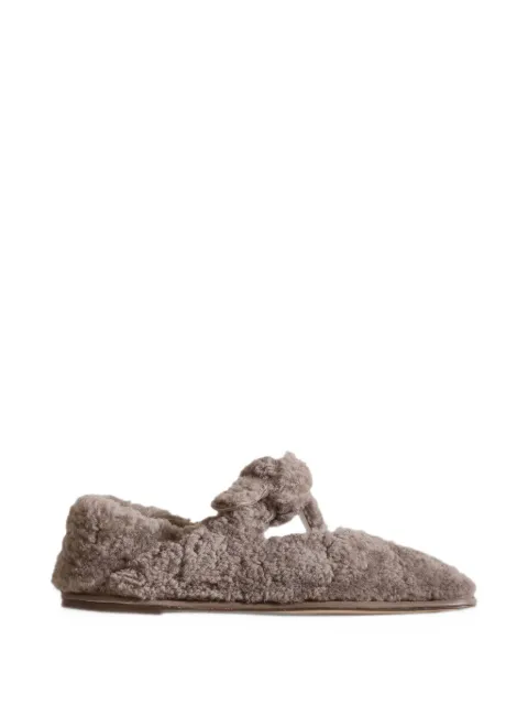 Hereu Llasada shearling ballet flats