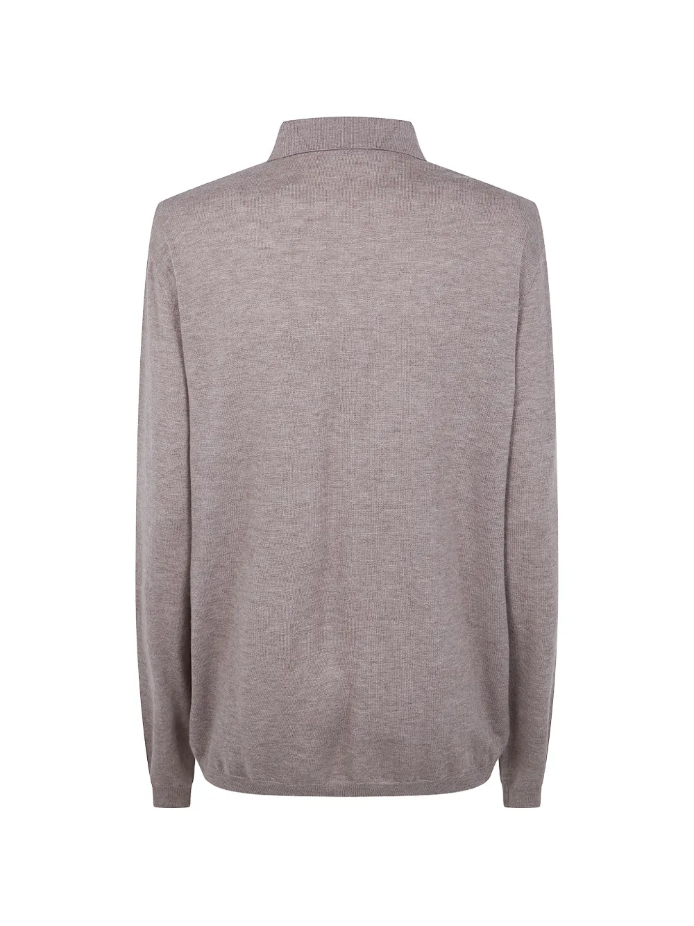 The Frankie Shop Tala knit V-neck polo - Tons neutres The Frankie Shop Tala knit V-neck polo - Tons neutres
