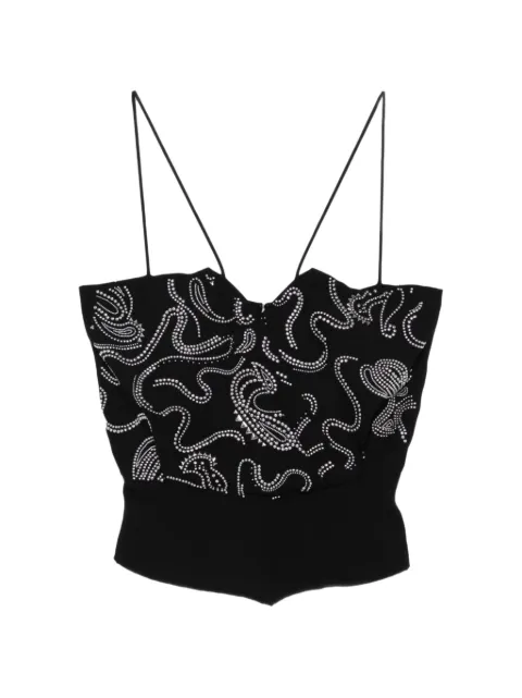 IRO top Olympe con apliques