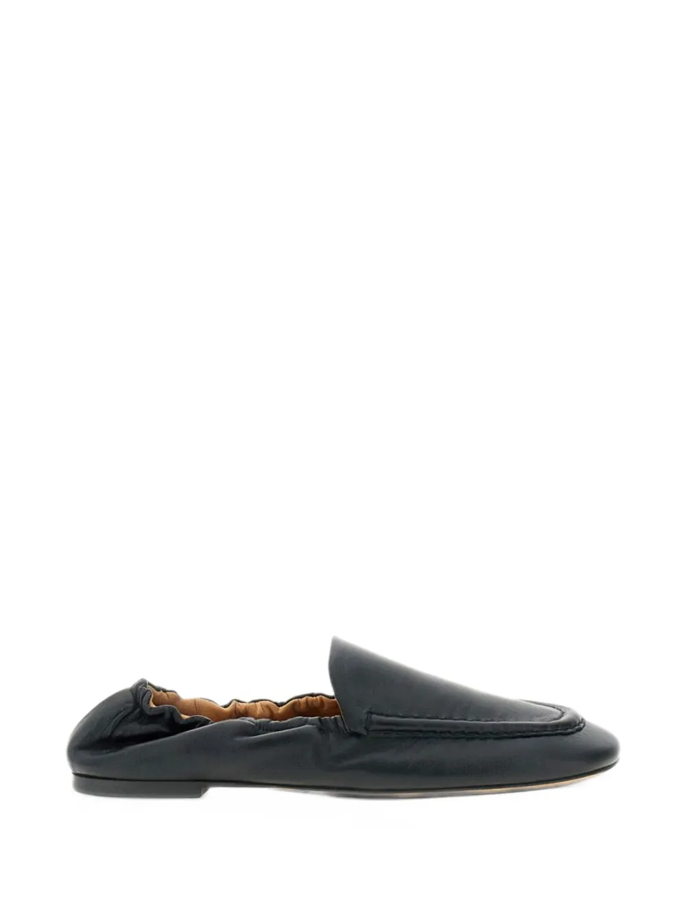 ODISSI Juno elasticated-heel leather loafers - Nero
