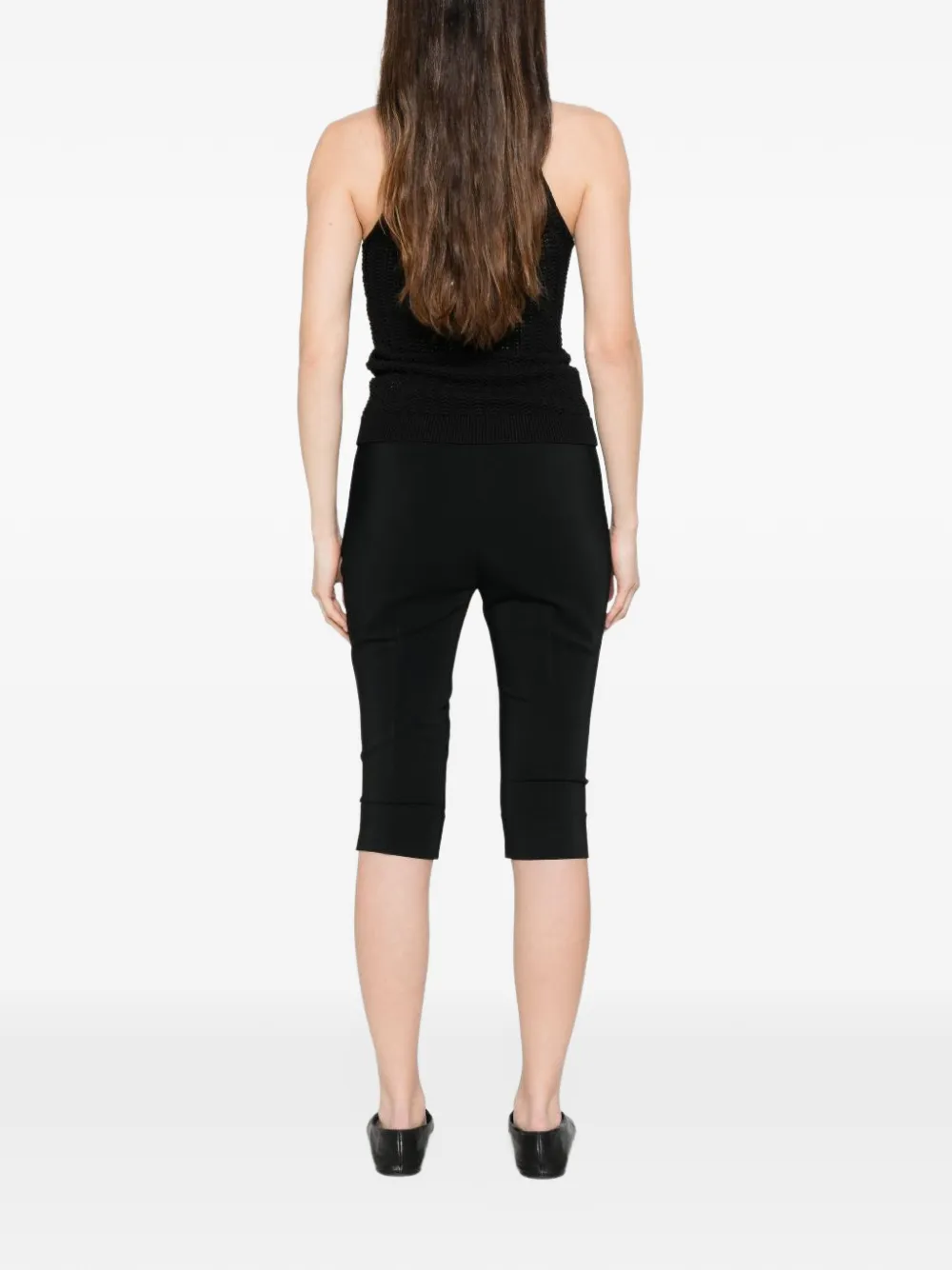 IRO Lalita open-knit tank top Zwart
