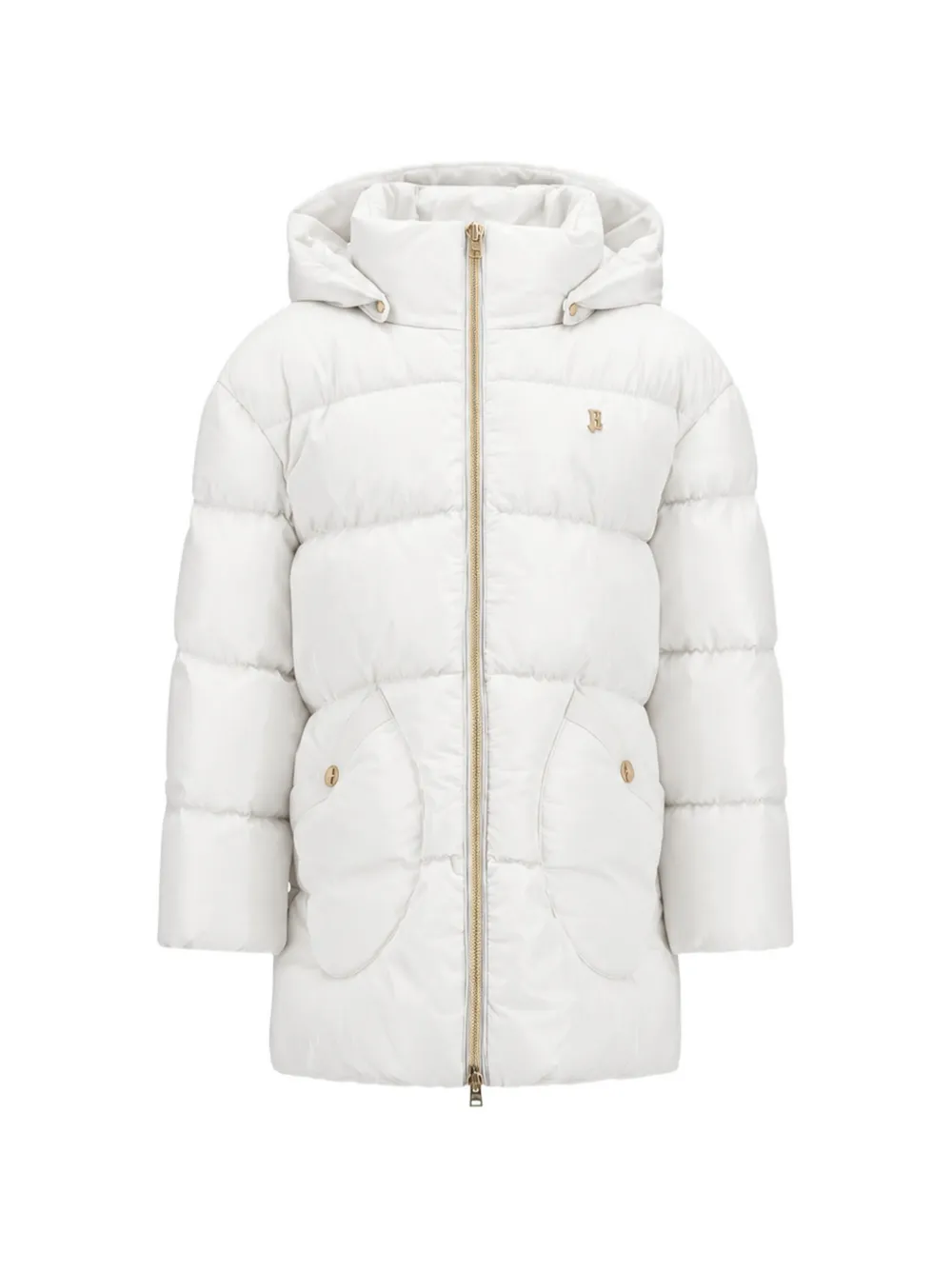 Herno Kids Cappotto trapuntato - Bianco