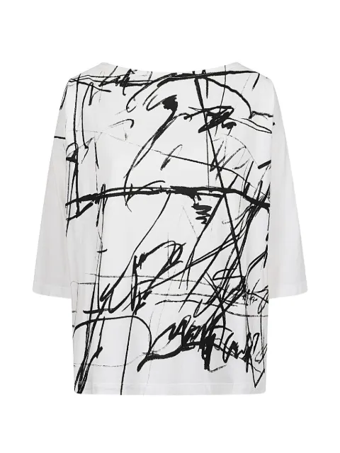 MOYURU abstract-print T-shirt