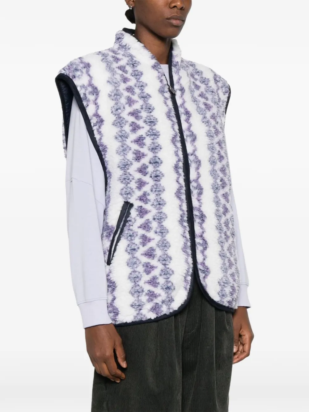 ISABEL MARANT sleeveless gilet Wit