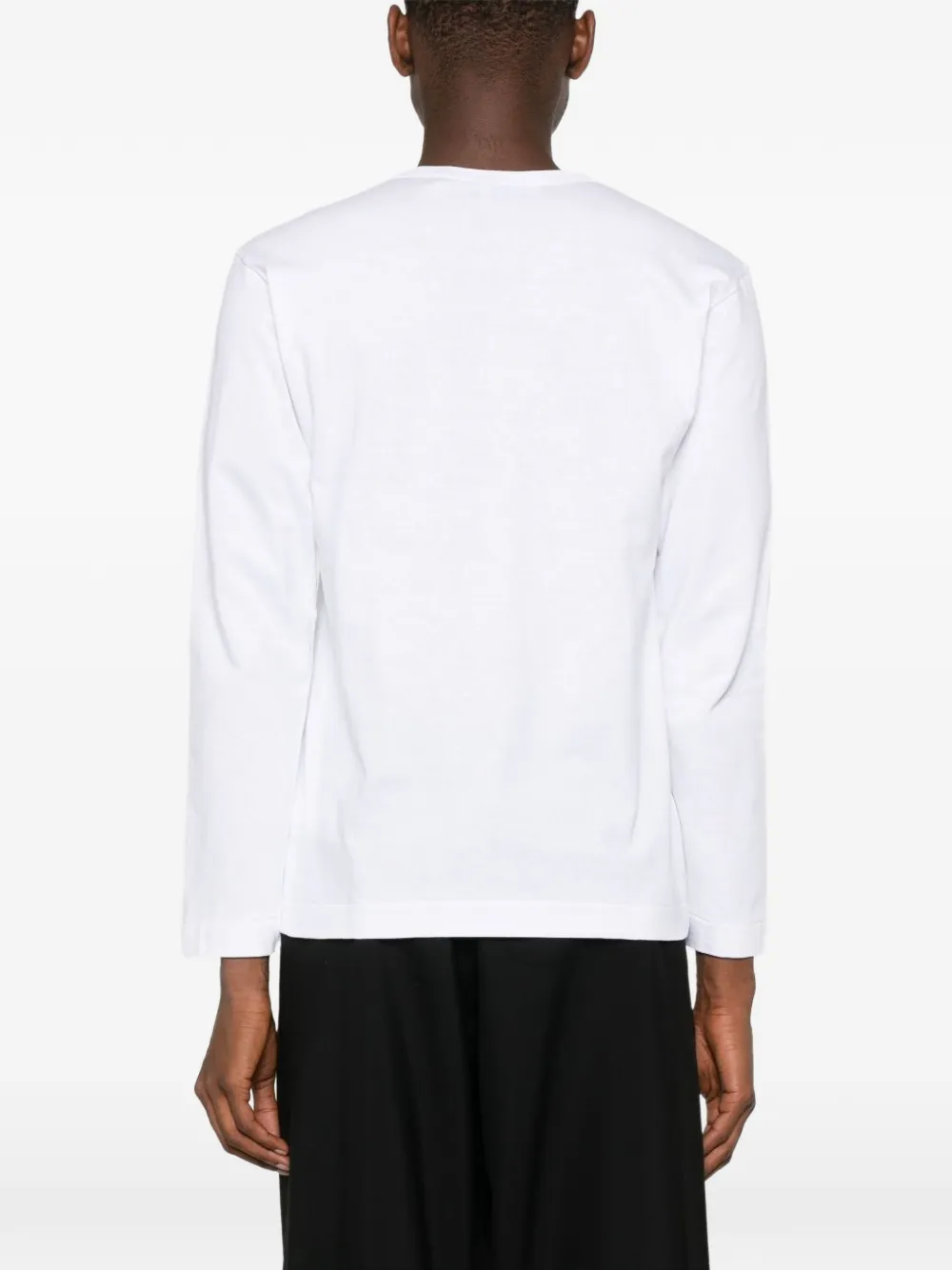 Comme Des Garçons Play heart-patch T-shirt Wit