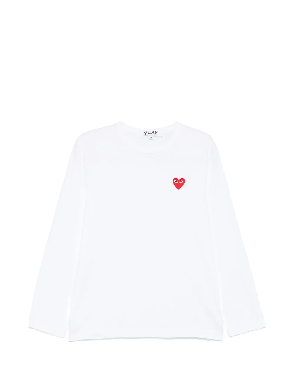 Comme Des Garçons Play heart-patch T-shirt Wit