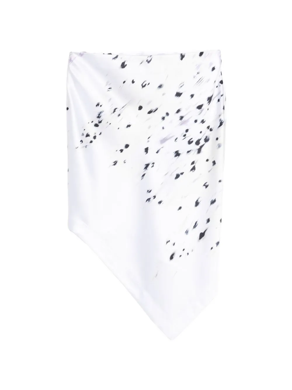 IRO Voltera rok met asymmetrische zoom Wit