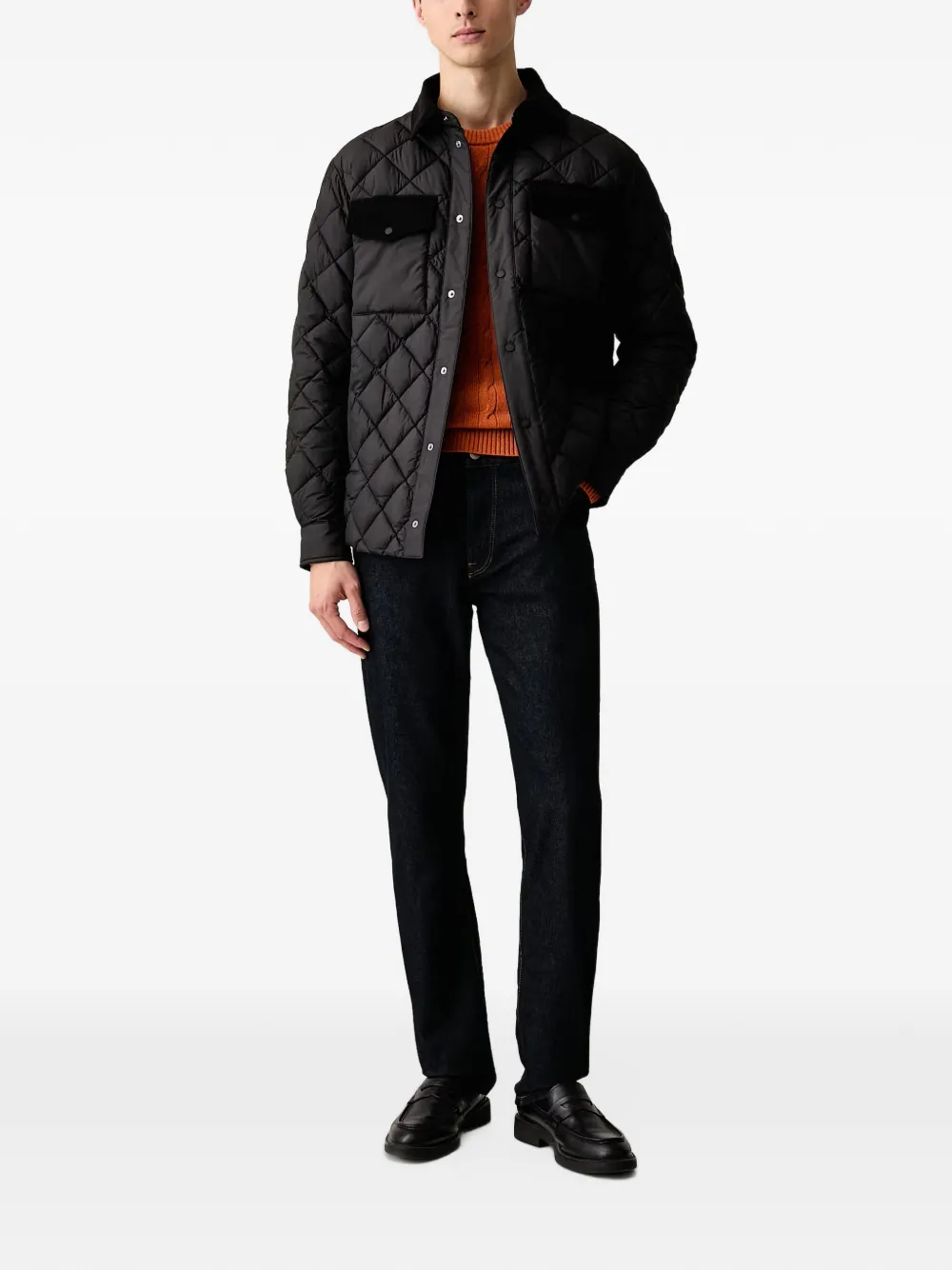 Save The Duck Firmin quilted jacket Zwart