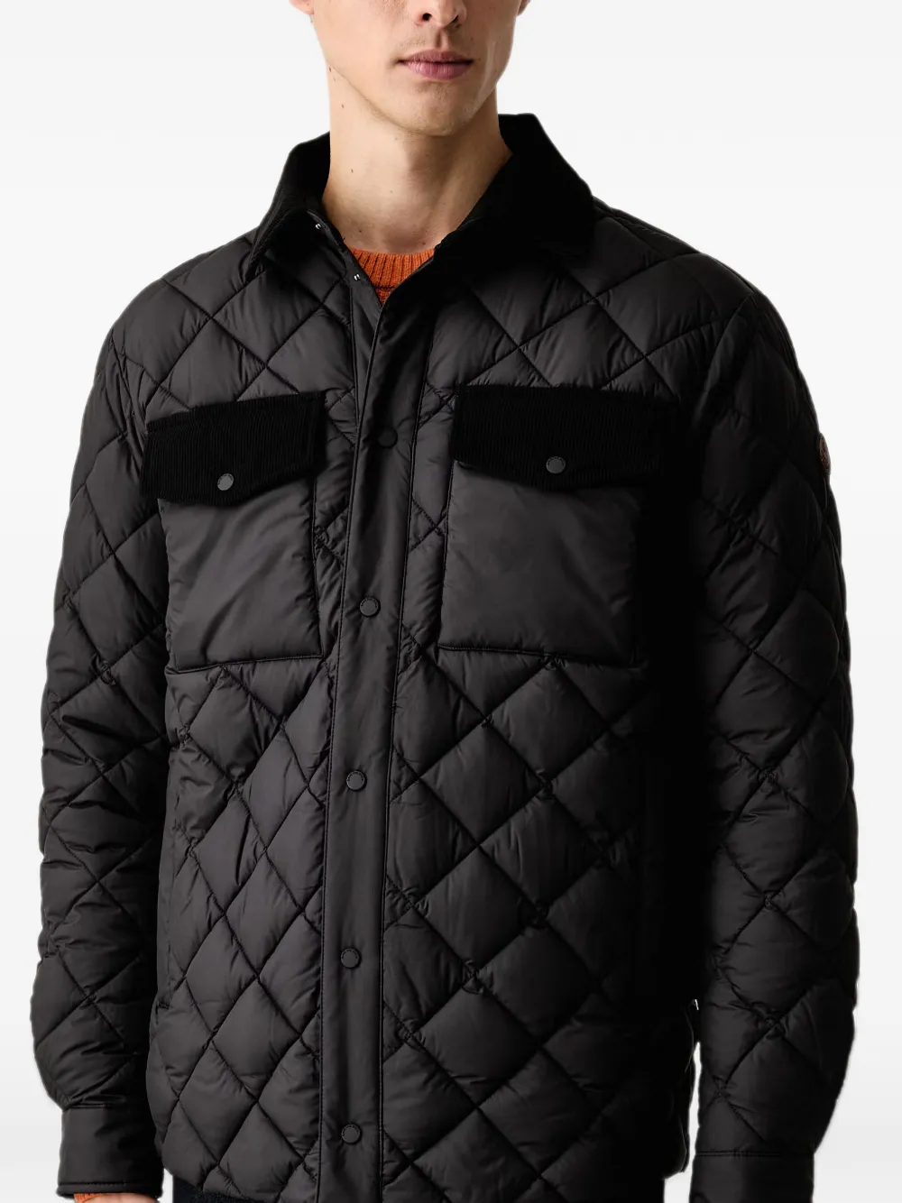 Save The Duck Firmin quilted jacket Zwart