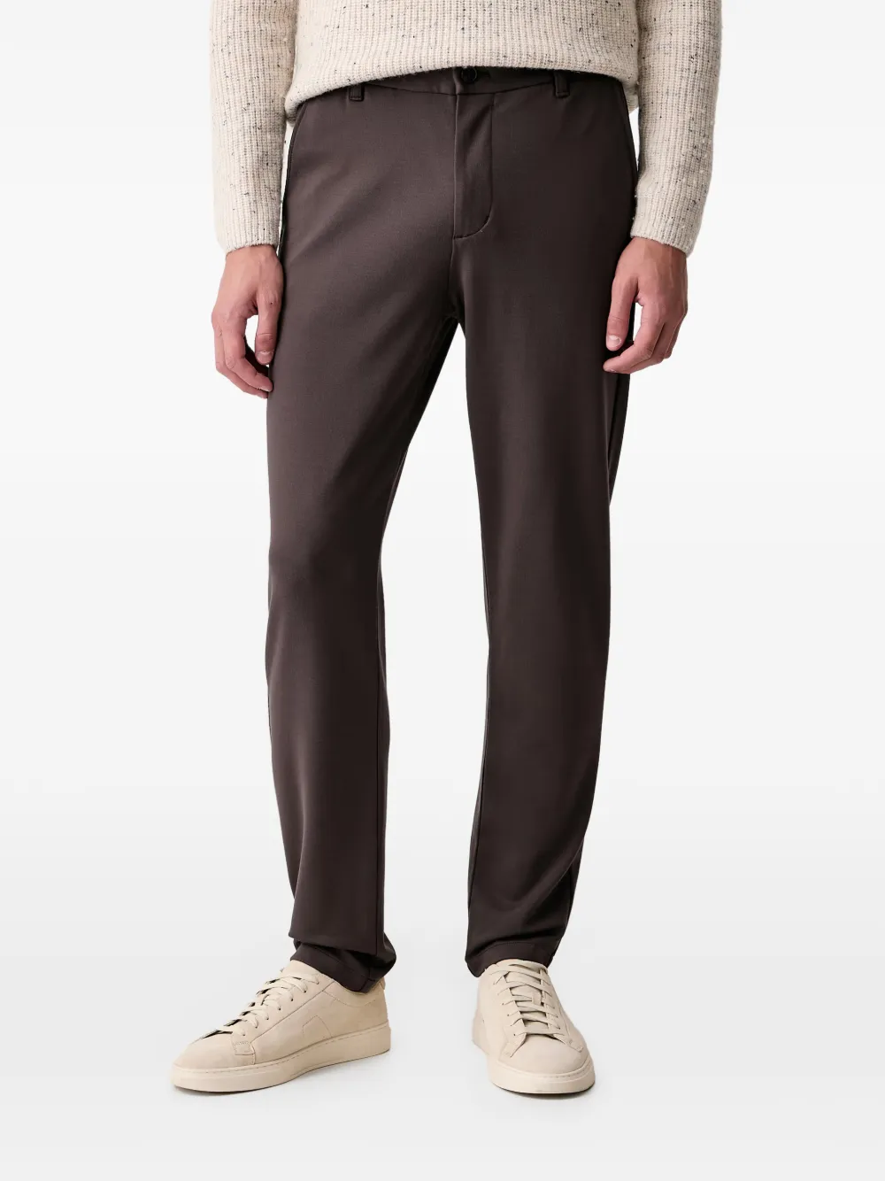 Marc O'Polo Morot Jogger elasticated-waistband straight-leg trousers - Marrone