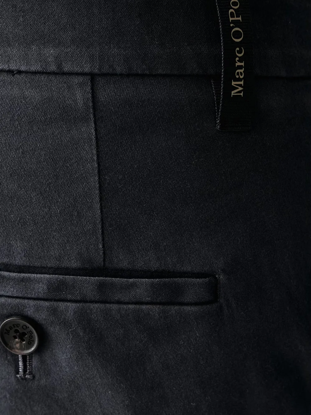 Marc O'Polo Mads straight-leg chino trousers Grijs