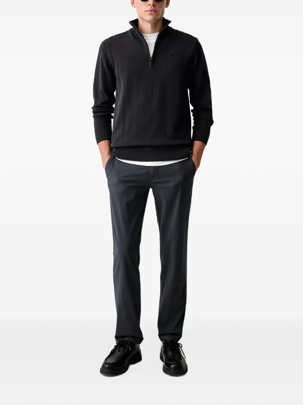 Marc O'Polo Mads straight-leg chino trousers Grijs