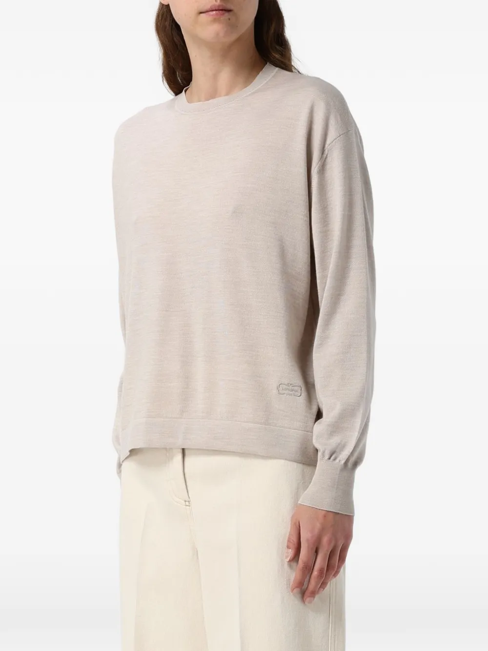 Agnona Trui met hoge hals Beige