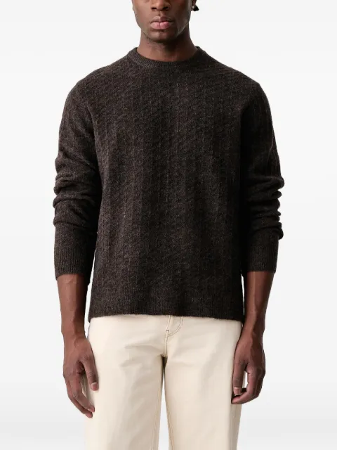 Lindbergh textured crew-neck sweater