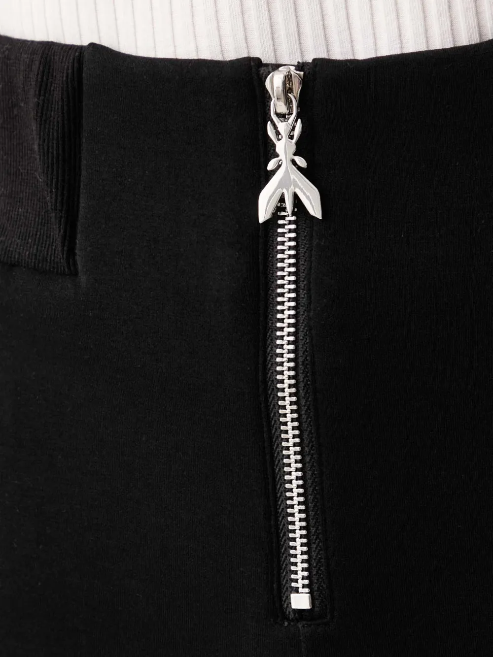 Patrizia Pepe wide-leg trousers Zwart