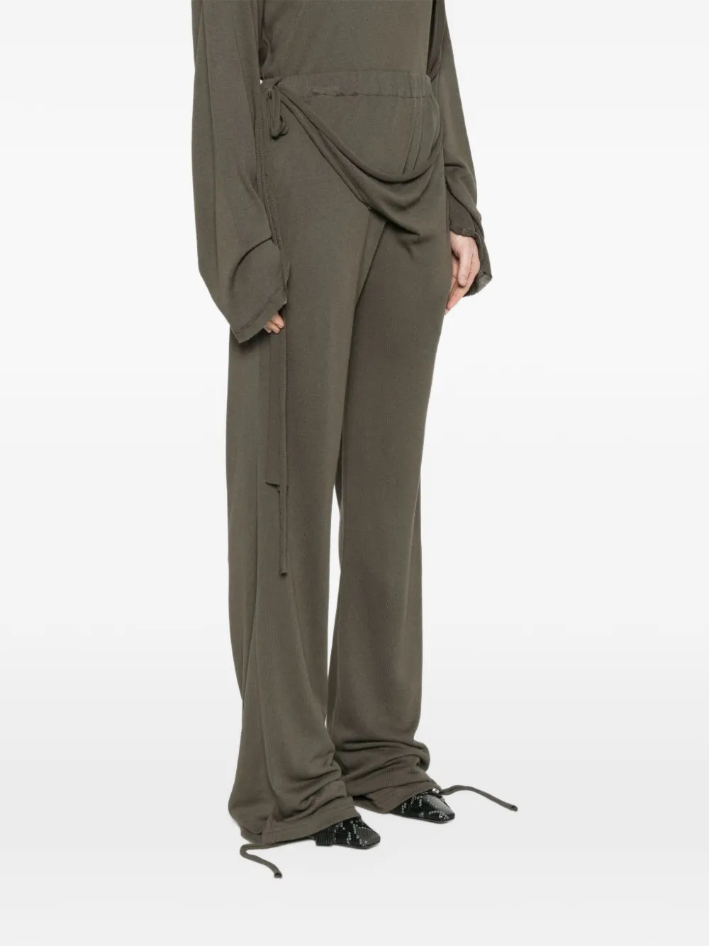 Ottolinger wrap-design trousers Grijs