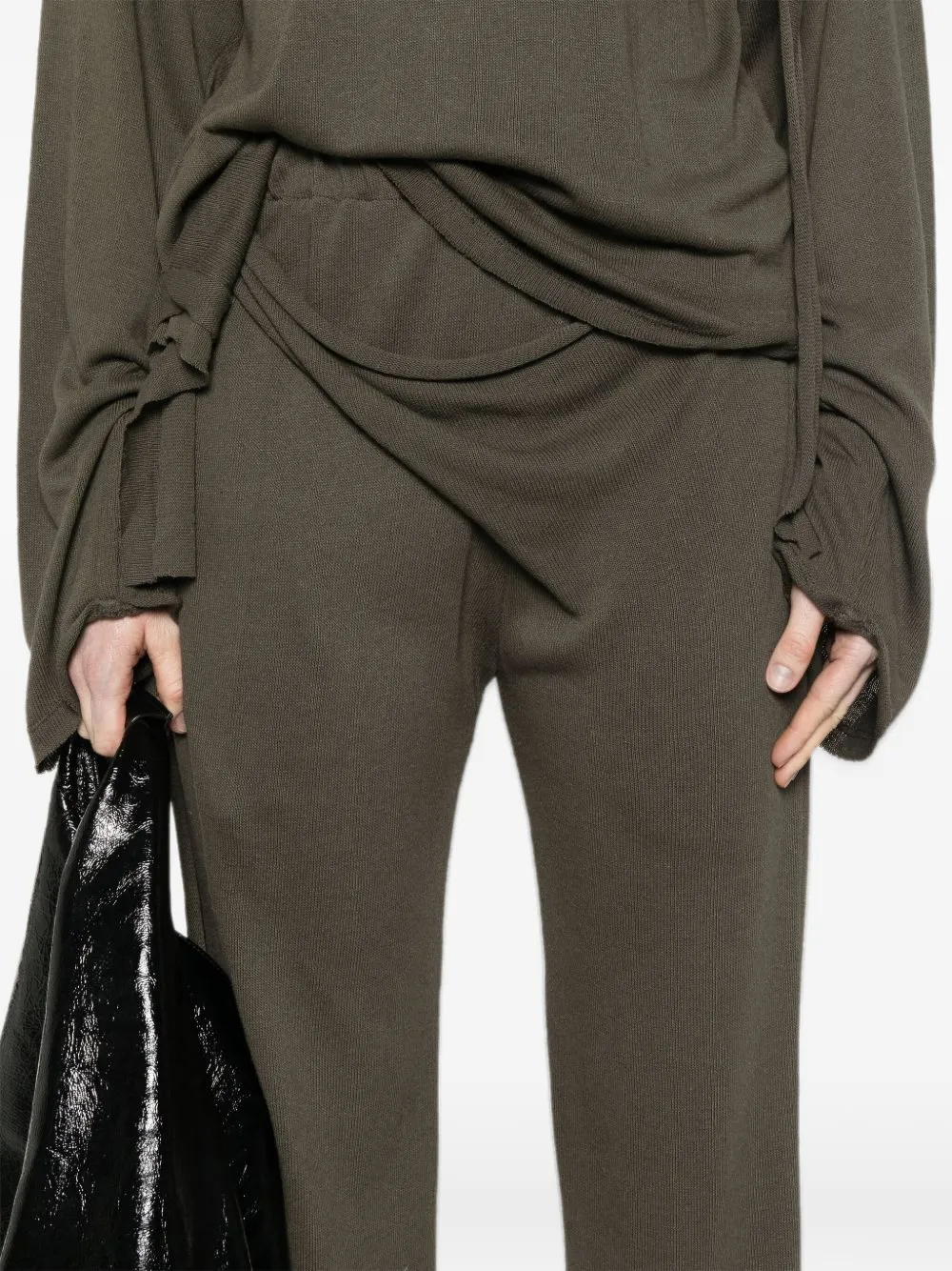 Ottolinger wrap-design trousers Grijs