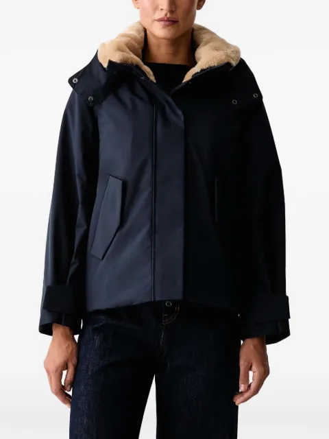 Save The Duck faux-fur trim hooded capt