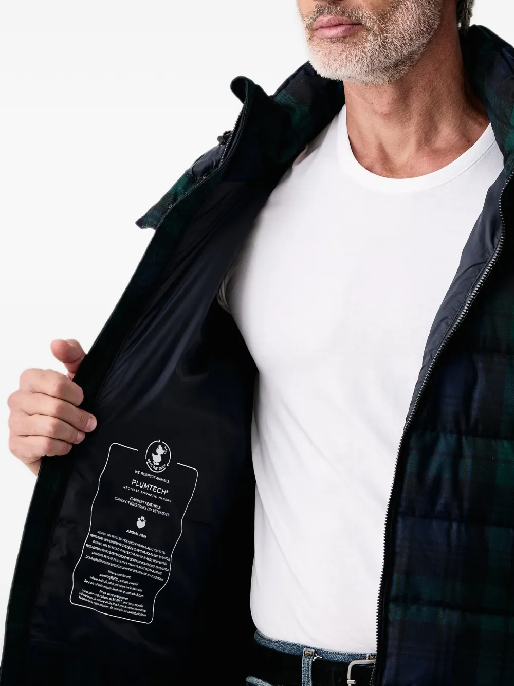 Save The Duck Gibson hooded jacket Blauw
