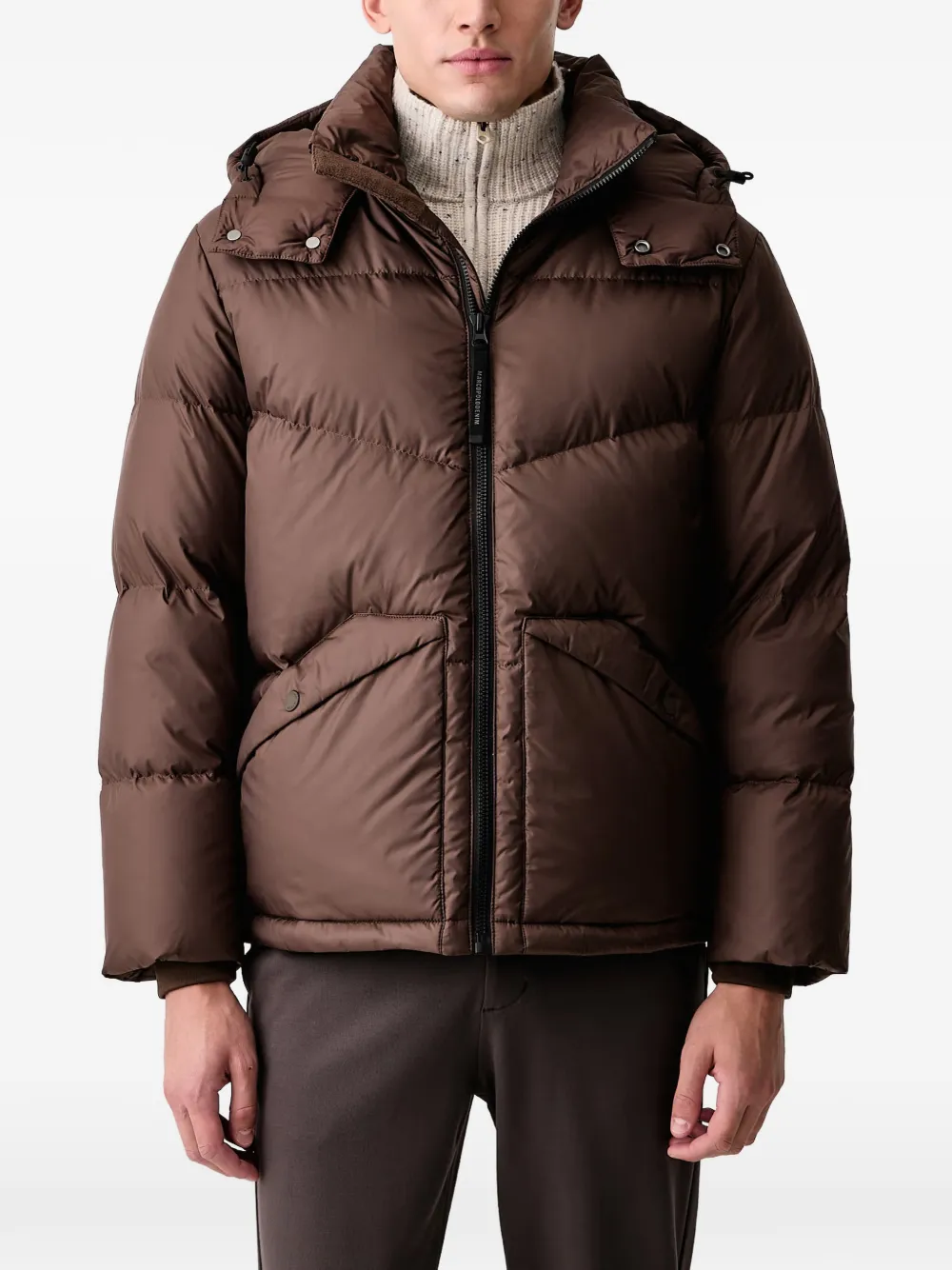 Marc O'Polo quilted hooded jacket Bruin