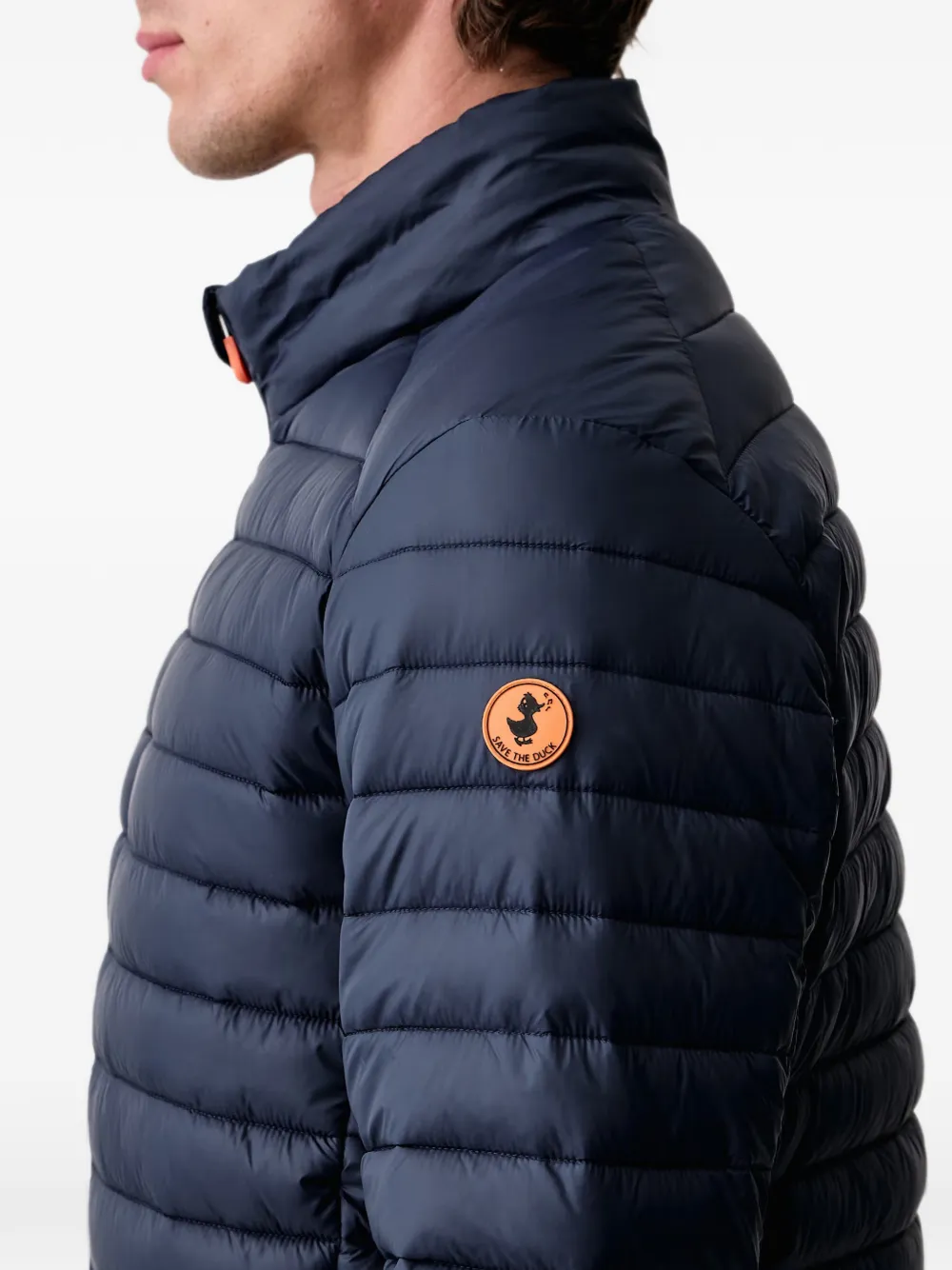 Save The Duck Alexander quilted jacket Blauw