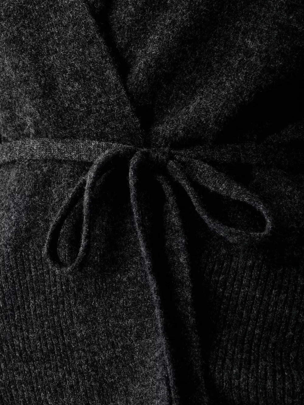 Marc O'Polo Oversized Wrap cardigan Grijs