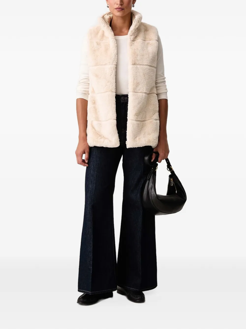 Save The Duck reversible faux-fur gilet Beige