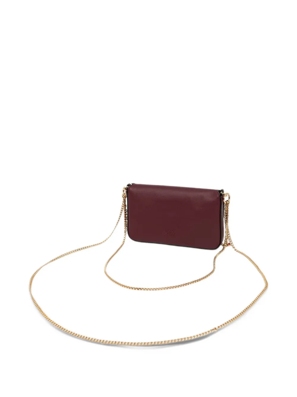 PINKO charm-embellished chain-strap tote bag Rood