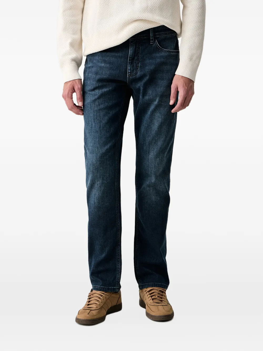 Joop! Fortres faded straight-leg jeans - Blu