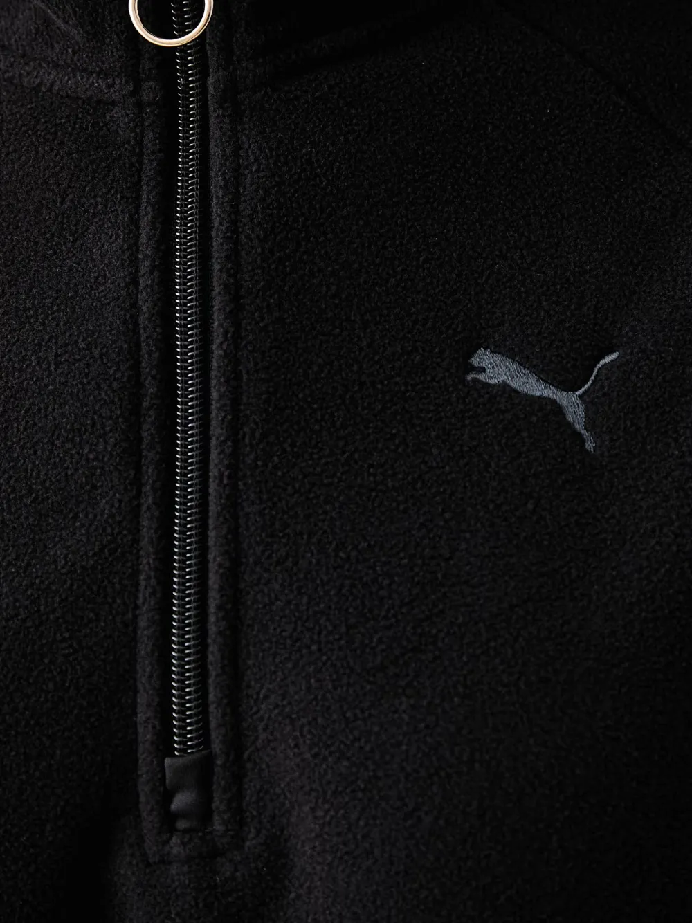 PUMA HER Winterised half-zip crew sweatshirt Zwart