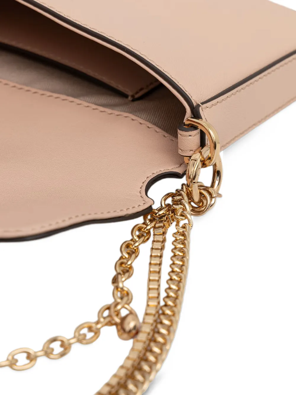 PINKO charm-embellished leather tote bag Roze
